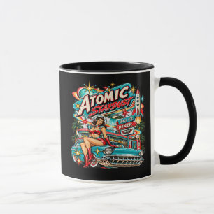 Taza NRH Atomic Stardust – Restaurante Retro de la Era