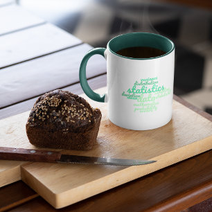 Taza Nube de Word para estadísticas ecológicas