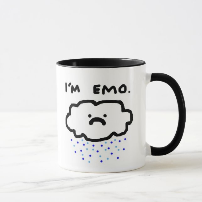 Taza nube del emo (Derecha)