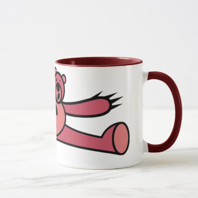 Taza nucBEAR. (rosa) (Derecha)