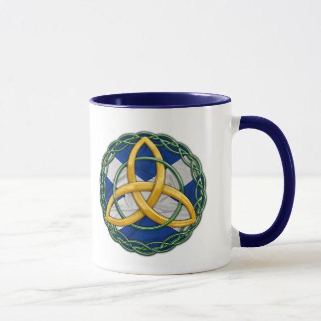 Taza Nudo céltico de la trinidad (Derecha)