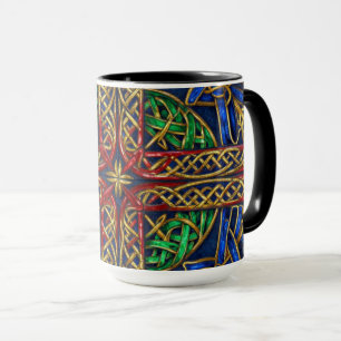 Taza Nudos celtas medievales antiguos