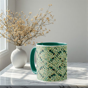 Taza Nudos Eternos Arte Decorativo Patrimonio Celta Ver