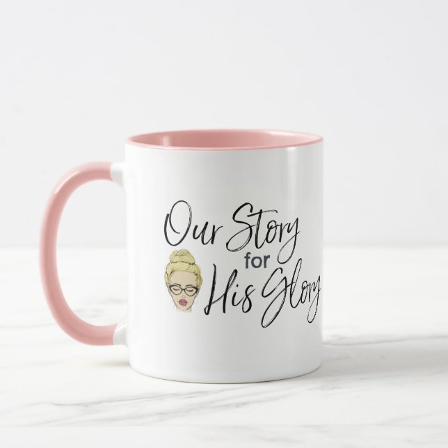 Taza Nuestra historia para su gloria Mug (Izquierda)