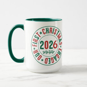Taza Nuestra primera fiesta del café de Navidad