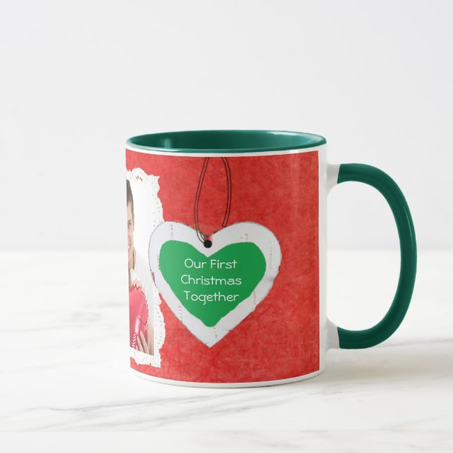 Taza Nuestra primera Navidad juntos café Mug (Derecha)