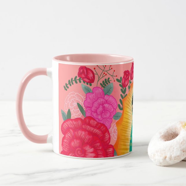 Taza Nuestra Señora de Guadalupe Mug (Con donut)