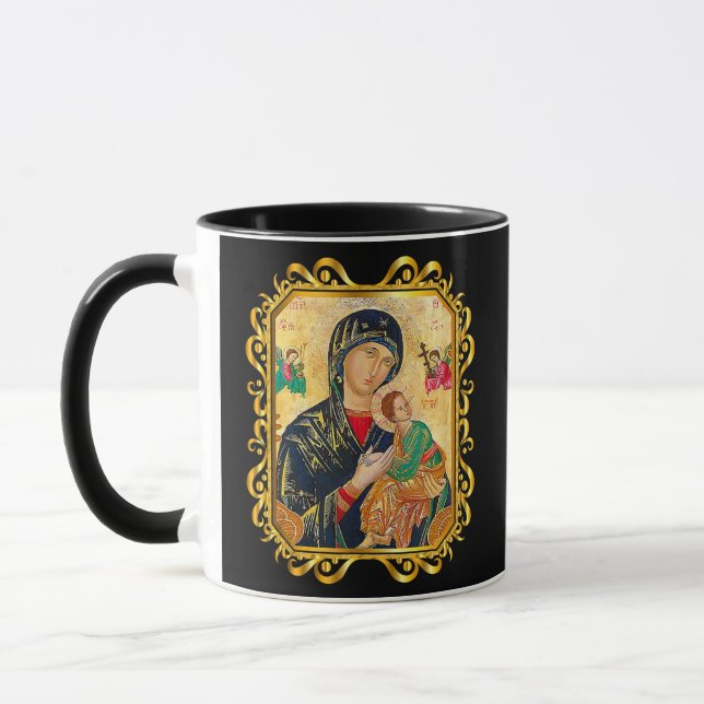 Taza Nuestra Señora De La Ayuda Perpetua Bendijo A La M (Izquierda)