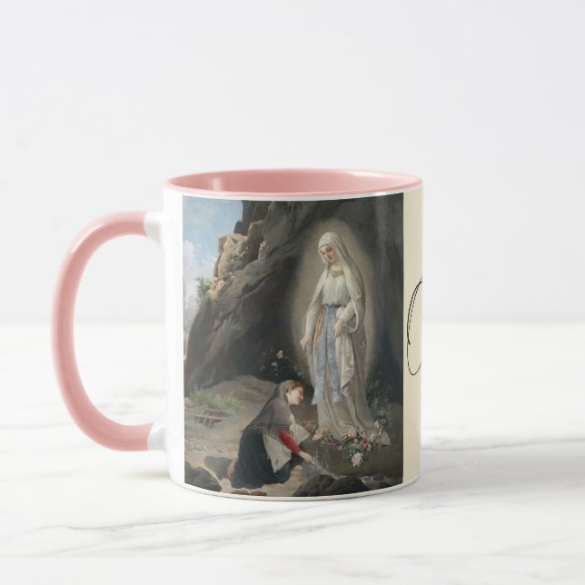 Taza Nuestra Señora de Lourdes, Santo Café Católico (Izquierda)