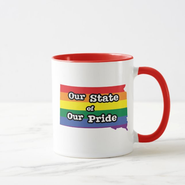 Taza Nuestro estado de orgullo| Dakota del Sur (Derecha)