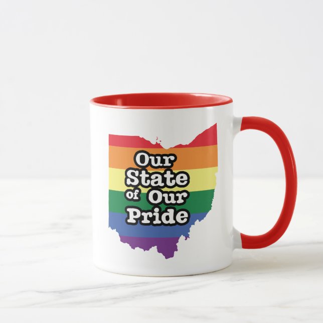 Taza Nuestro estado de orgullo| Ohio (Derecha)