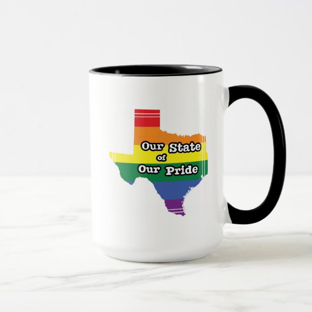 Taza Nuestro estado de orgullo| Texas (Derecha)