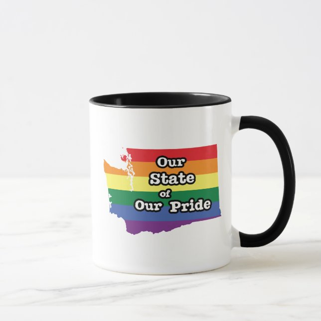 Taza Nuestro estado de orgullo| Washington (Derecha)