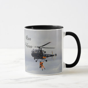 Taza "Nuestro héroe" Mug, rescate apoyo Coffee Mug