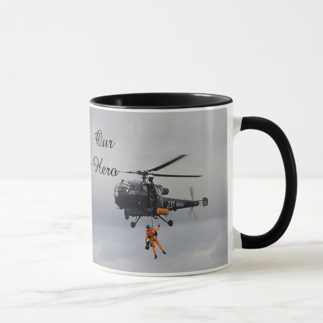 Taza "Nuestro Héroe", Taza de café de apoyo al Res (Derecha)
