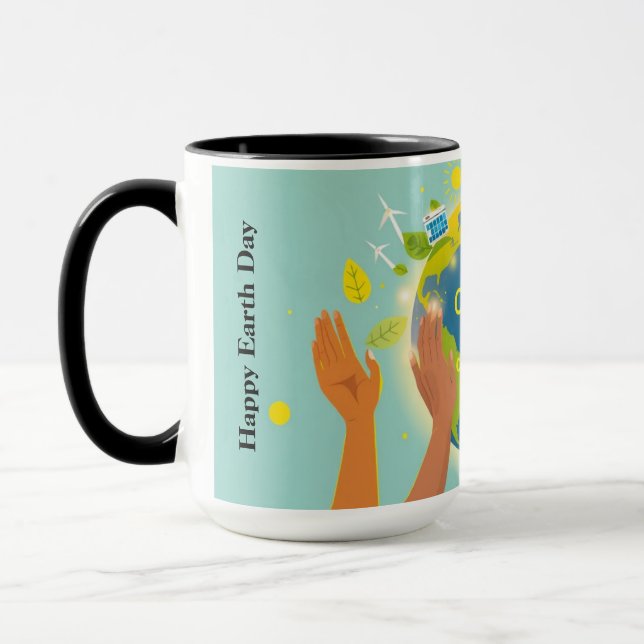 Taza Nuestro Poder Nuestro Planeta Empoderamiento Brill (Izquierda)