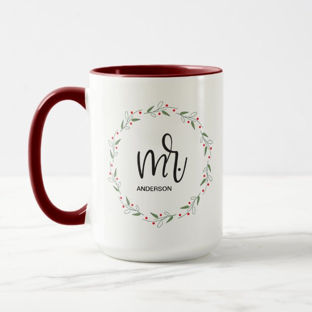 Taza Nuestro primer señor de Navidad, completamente per (Izquierda)