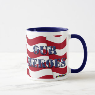 Taza Nuestros héroes - Añade tu foto