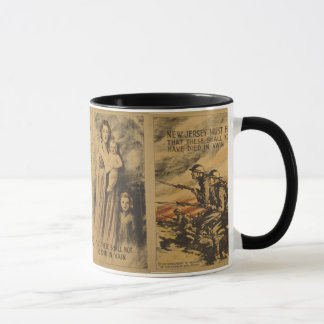 Taza "Nueva Jersey debe luchar..." WW I Mug