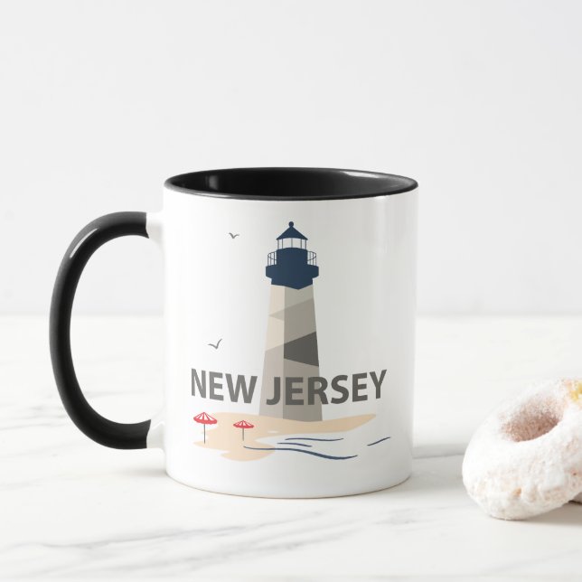 Taza Nueva Jersey (Estados Unidos de América) (Con donut)