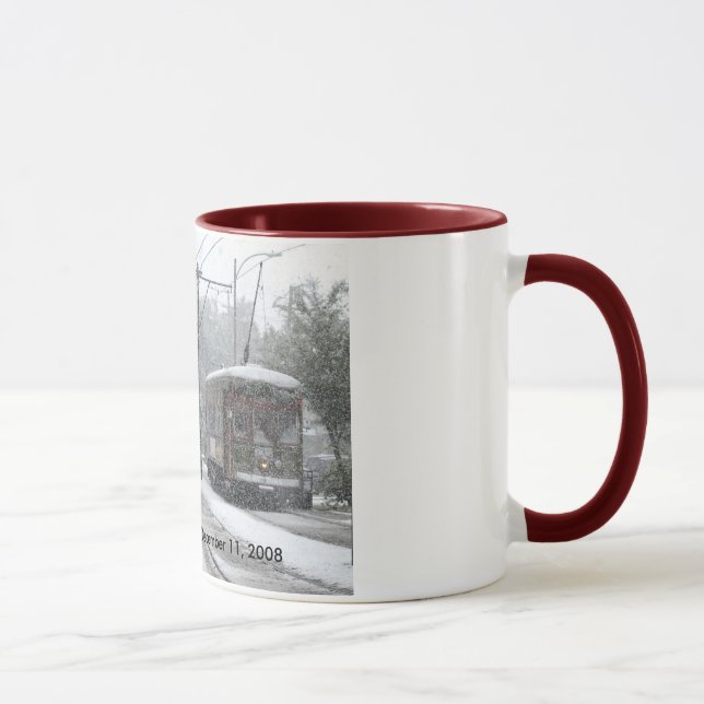 Taza Nueva Orleans-nieve 2008 del tranvía (Derecha)