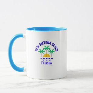 Taza Nueva playa de Smyrna Florida Café Mug