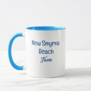 Taza Nueva playa de Smyrna Florida Café Mug
