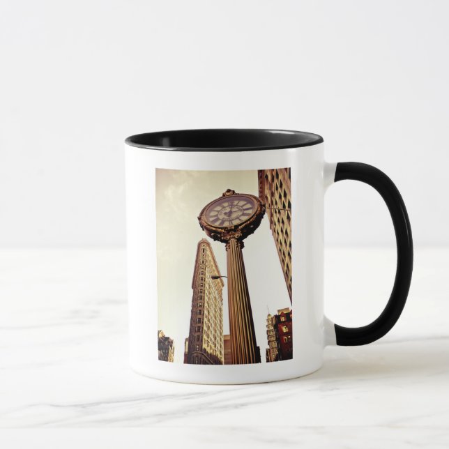 Taza Nueva York - edificio y reloj de Flatiron (Derecha)
