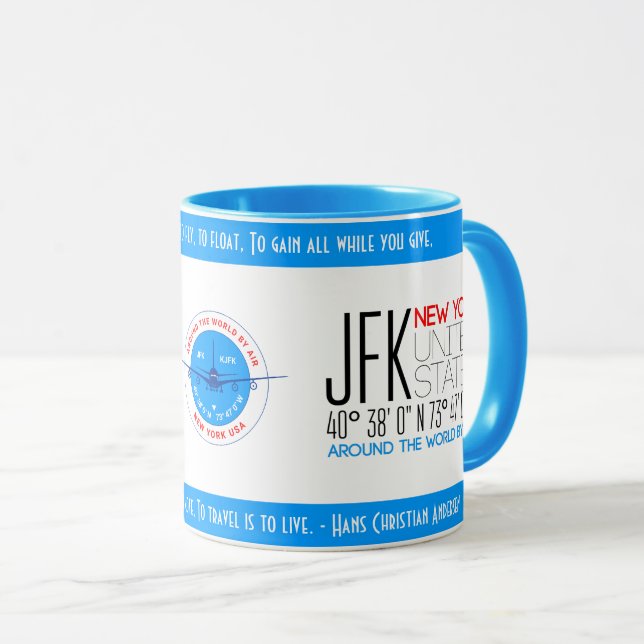 Taza Nueva York, Estados Unidos elegante (Anverso derecho)