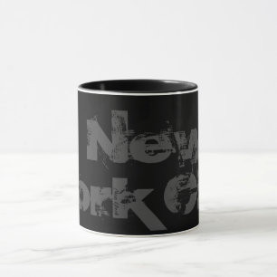 Taza Nueva York - Guay Black And Gray Style Mug
