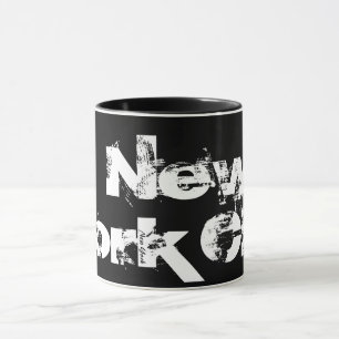 Taza Nueva York - Guay Black And White Style Mug