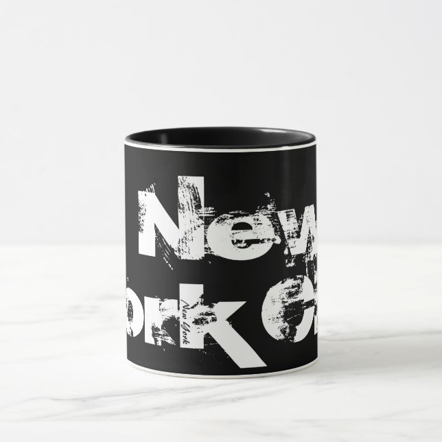 Taza Nueva York - Guay Black And White Style Mug (Centro)