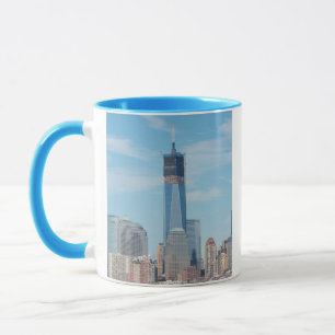 Taza Nueva York. Línea aérea de Manhattan City