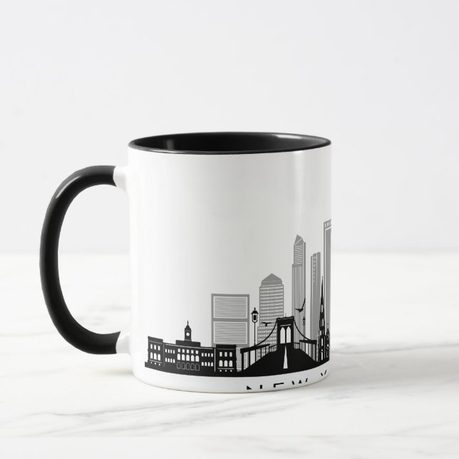 Taza NUEVA YORK Manhatten Estados Unidos Skyline Silhou (Izquierda)