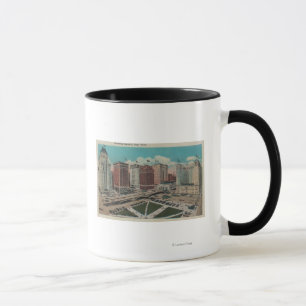 Taza Nueva York, NY - cuadrado de fallecimiento