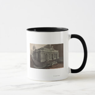 Taza Nueva York, NY - opinión central magnífica de la