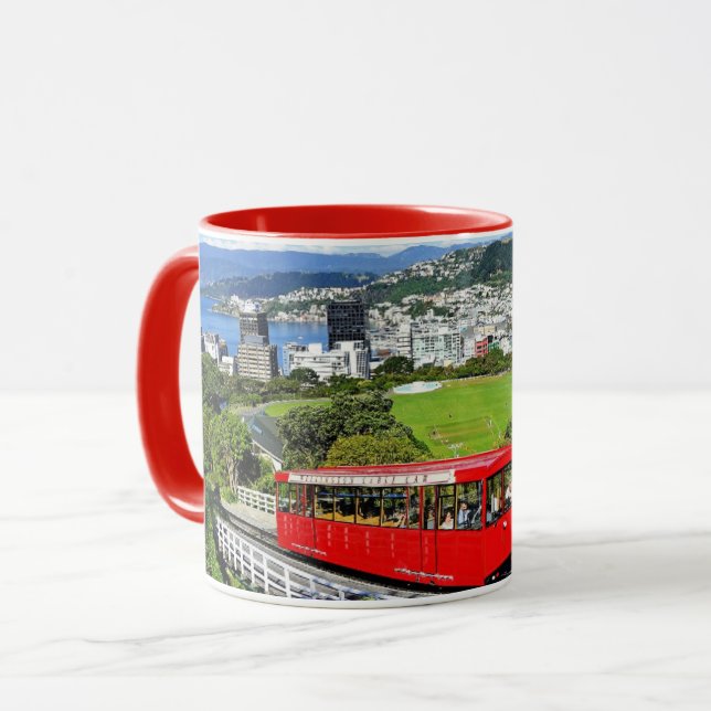 Taza Nueva Zelanda, Red Cable Car Mug (Anverso izquierdo)