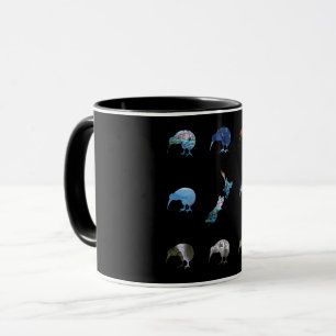 TAZA NUEVA ZELANDIA KIWI FERN PAUA