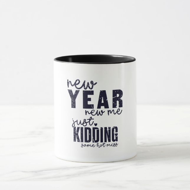 Taza NUEVO AÑO NUEVO MÍ divertido (Centro)