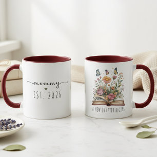 Taza Nuevo Capítulo Mama Est Estilo Femenino Literario