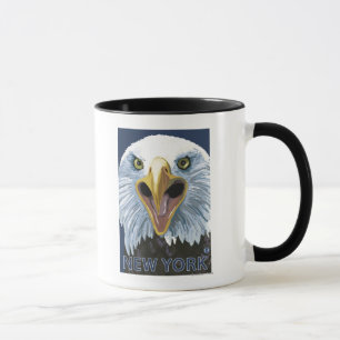 Taza Nuevo de YorkEagle cierre para arriba