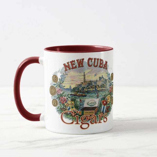 Taza Nuevo engranaje del cigarro de Cuba (Izquierda)
