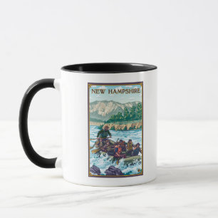 Taza Nuevo HampshireRiver que transporta escena en