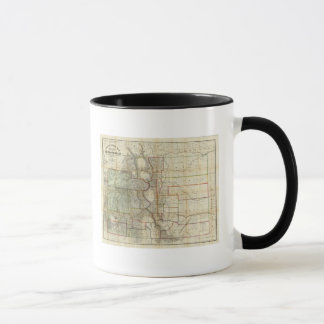 Taza Nuevo mapa del estado de Colorado de Thayer