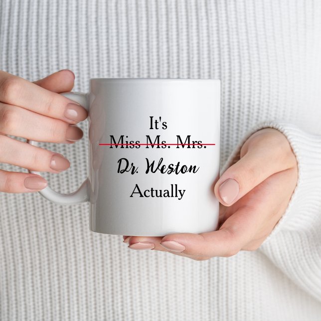 Taza Nuevo Médica de Doctorado en Doctorado en Educació (Subido por el creador)