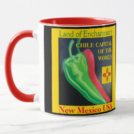 Taza Nuevo México Red o Green Chile CoffCup Mug