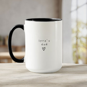 Taza Nuevo papá personalizado Lindo papá primerizo