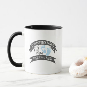 Taza Nuevos Padres Divertidos El Bebé Dormido Es La Hor