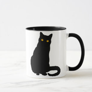 Taza Número 1 de mugre de gato negro