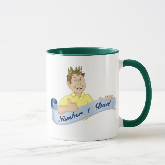 Taza Número 1 Papá (Derecha)